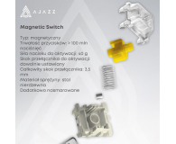 Ajazz AK680 MAX (8+8K) Magnetic Switch Black Gray Yellow RGB - 1536359 - zdjęcie 7